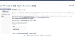 Desktop Screenshot of mvvm.basarat.com